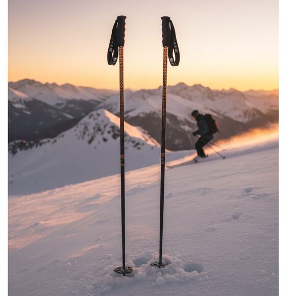 Brand New 2026 Black Crows Meta Ski Poles | 120cm (47") | Best Christmas Gift! - Picture 1 of 4